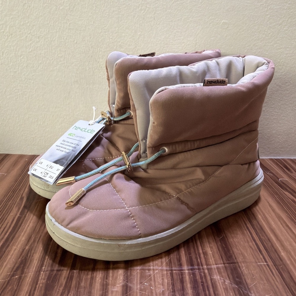 Hey Dude Woman's Size 6 Margot Eco Bootie Boot Antique Rose‎ Water Resistant